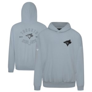 Men's Levelwear Gray Toronto Blue Jays Contact Nightfall Pullover Hoodie