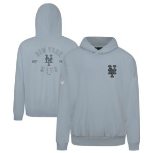 Men's Levelwear Gray New York Mets Contact Nightfall Pullover Hoodie