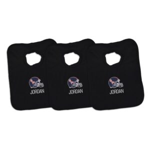 Infant Chad & Jake Ole Miss Rebels Personalized 3-Pack Bib Set