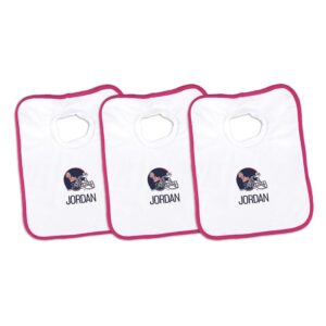 Infant Chad & Jake Ole Miss Rebels Personalized 3-Pack Bib Set