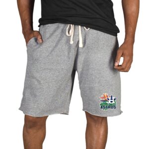 Men's Concepts Sport Gray Houston Astros Mainstream Tri-Blend Shorts