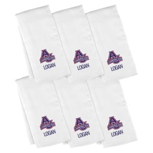 Infant Chad & Jake American University Eagles Personalized Burp Cloth 6-Pack Set