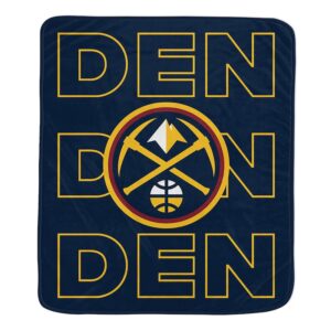 Pegasus  Denver Nuggets 50" x 60" Abbreviation Echo Ultra Soft Blanket