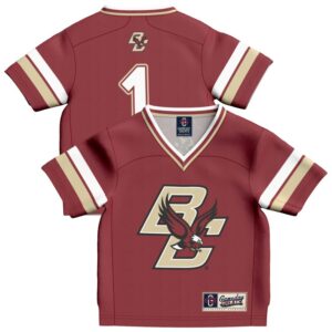 Toddler GameDay Greats #1 Maroon Boston College Eagles Collegiate Football Fashion Jersey