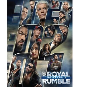 2025 WWE Royal Rumble 18" x 24" Event Poster Art Photograph