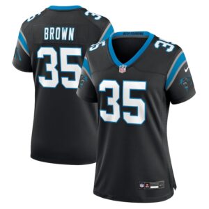 Women's Nike Anthony Brown  Black Carolina Panthers  Game Jersey
