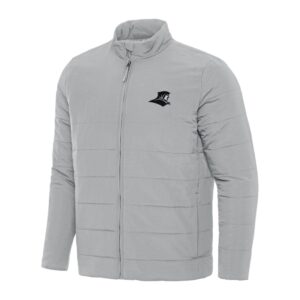 Men's Antigua Gray Providence Friars Swelter Full-Zip Puffer Jacket
