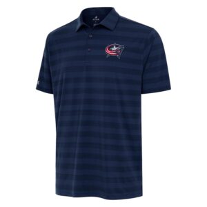 Men's Antigua  Navy Columbus Blue Jackets Big & Tall Tunnel Polo