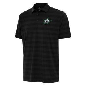 Men's Antigua  Black Dallas Stars Big & Tall Tunnel Polo