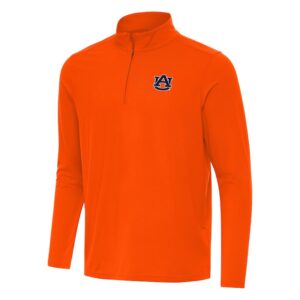 Men's Antigua Orange Auburn Tigers Intent Quarter-Zip Top