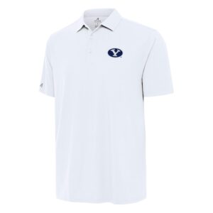 Men's Antigua White BYU Cougars Era Polo