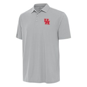 Men's Antigua Gray Houston Cougars Era Polo