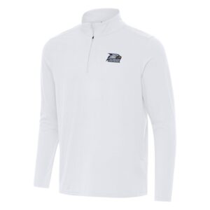 Men's Antigua White Georgia Southern Eagles Intent Quarter-Zip Top