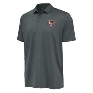 Men's Antigua Charcoal Bowling Green St. Falcons Big & Tall Ellipse Polo