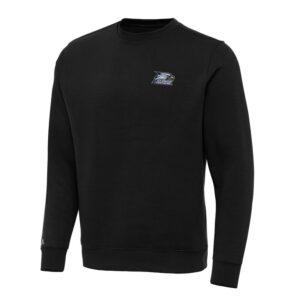 Men's Antigua Black Georgia Southern Eagles Big & Tall Victory Pullover Sweatshirt