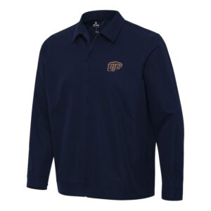 Men's Antigua  Navy UTEP Miners Pivot Full-Zip Jacket
