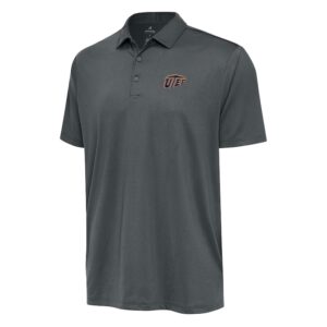 Men's Antigua Charcoal UTEP Miners Ellipse Polo