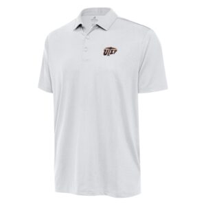 Men's Antigua White UTEP Miners Ellipse Polo