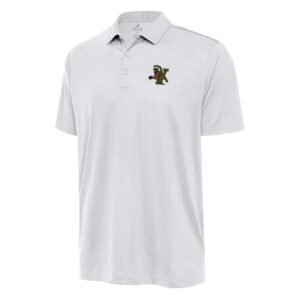Men's Antigua White Vermont Catamounts Ellipse Polo