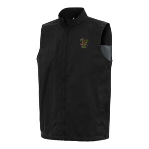Men's Antigua  Black Vermont Catamounts Brisk Full-Zip Vest