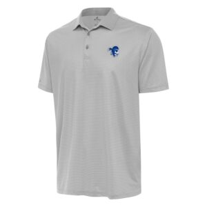 Men's Antigua Gray/White Seton Hall Pirates Rings Polo