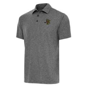 Men's Antigua  Heather Black Vermont Catamounts Big & Tall Par 3 Polo