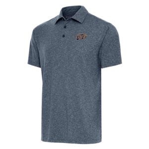 Men's Antigua  Heather Navy UTEP Miners Big & Tall Par 3 Polo
