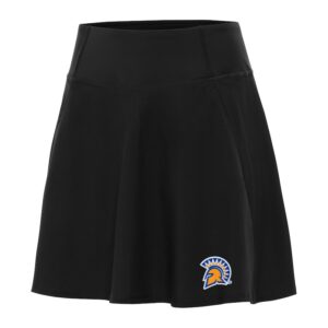 Women's Antigua Black San Jose State Spartans Chip Skort