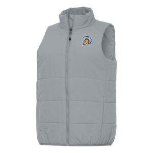 Women's Antigua Gray San Jose State Spartans Experience Full-Zip Vest