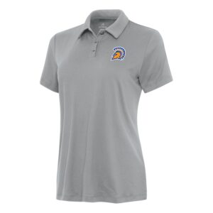 Women's Antigua Gray San Jose State Spartans Reprocess Polo