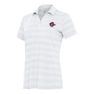 Women's Antigua White San Diego State Aztecs Tunnel Polo