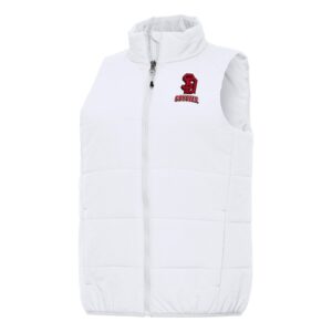Women's Antigua White South Dakota Coyotes Experience Full-Zip Vest