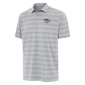 Men's Antigua  Gray Nashville Predators Big & Tall Tunnel Polo