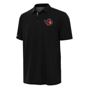 Men's Antigua Heather Gray Ottawa Senators Era Polo