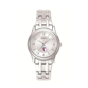 Women's Bulova Silver Cleveland Guardians Stainless Steel Watch