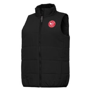 Women's Antigua Black Atlanta Hawks Experience Full-Zip Vest