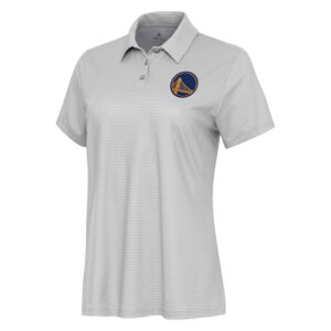 Women's Antigua  White Golden State Warriors Rings Polo