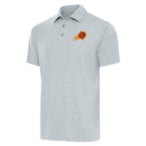 Men's Antigua  Heather Gray Phoenix Suns Big & Tall Par 3 Polo