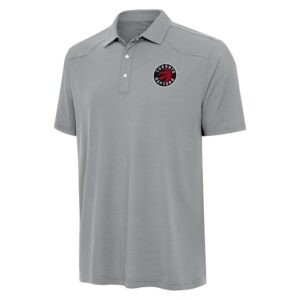Men's Antigua  Gray Toronto Raptors Western Polo