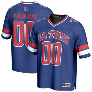 Unisex GameDay Greats  Royal Louisiana Tech Bulldogs NIL Pick-A-Player Lightweight Football Fashion Jersey