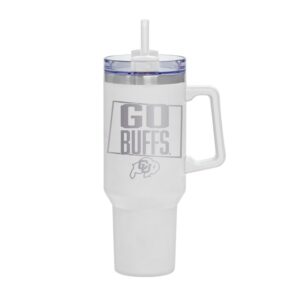 White Colorado Buffaloes 40oz. Rocky My State Tumbler