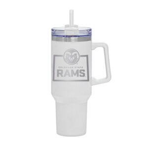 White Colorado State Rams 40oz. Rocky My State Tumbler