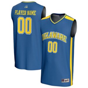 Youth GameDay Greats  Royal Delaware Fightin' Blue Hens NIL Pick-A-Player Lightweight Men's Basketball Fashion Jersey