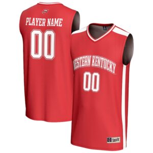 Youth GameDay Greats  Red Western Kentucky Hilltoppers NIL Pick-A-Player Lightweight Men's Basketball Fashion Jersey