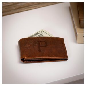 Pittsburgh Pirates Bi-Fold Leather Passcase Wallet