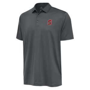Men's Antigua Pewter Stanford Cardinal Big & Tall Ellipse Polo