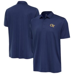 Men's Antigua Navy Georgia Tech Yellow Jackets Big & Tall Ellipse Polo