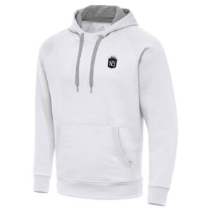 Men's Antigua White NJ/NY Gotham FC Victory Pullover Hoodie