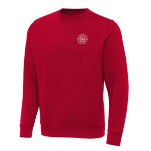 Men's Antigua Red Portland Thorns FC Victory Crew Neck Pullover Sweatshirt