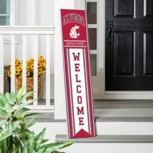 Washington State Cougars 47" Alumni Porch Leaner Welcome Wall Sign